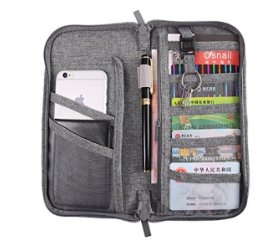 Travel Wallet Passport & Cards Organizer