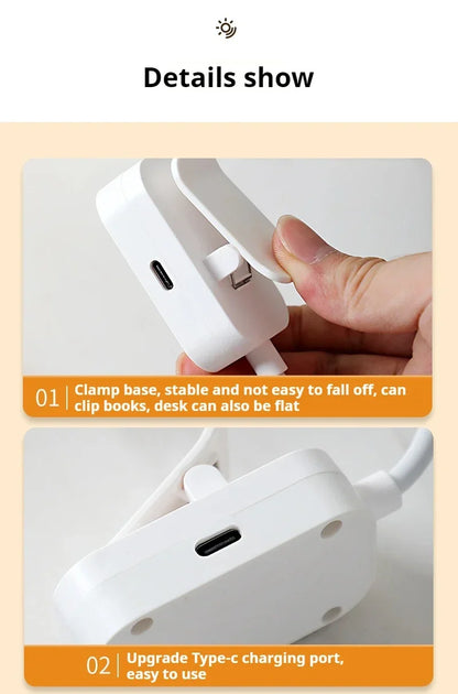 Mini Clip Book Lamp LED