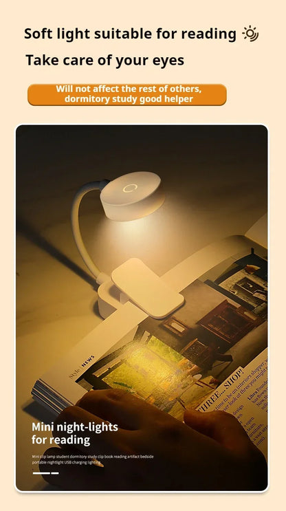 Mini Clip Book Lamp LED