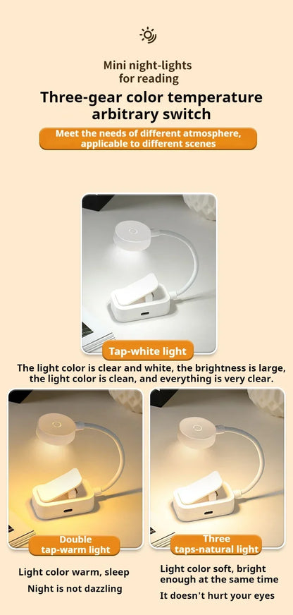 Mini Clip Book Lamp LED